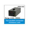 PRN 642 resistance box with parallel resistance coils